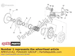 Piaggio Group AP8552142 tambor de embreagem - Lado inferior