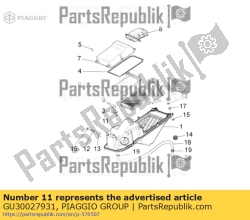 Aprilia GU30027931, Pakking, OEM: Aprilia GU30027931