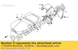 zitje * r52l * van Honda, met onderdeel nummer 77200MV9640ZB, bestel je hier online: