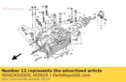 Ici, vous pouvez commander le boulon, bride 10x72 auprès de Honda , avec le numéro de pièce 90082KK0000: