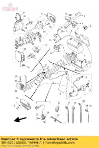 yamaha 5RU821160000 drut, przewód ujemny - Dół