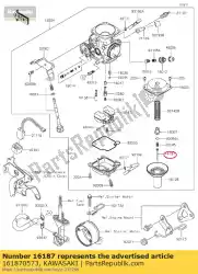 Qui puoi ordinare ago ago klx150fff da Kawasaki , con numero parte 161870573: