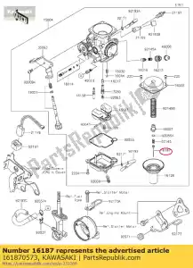 kawasaki 161870573 needle-jet klx150fff - Bottom side