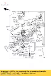 Here you can order the clamp tube from Suzuki, with part number KK92037147: