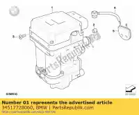 34517728060, BMW, modulateur de pression, abs intégrale partielle bmw  1200 2001 2002 2003 2004, Nouveau