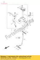 5WWF583T2200, Yamaha, cilindro principale yamaha cw 50 2005 2007 2008 2009 2010 2013 2016, Nuovo