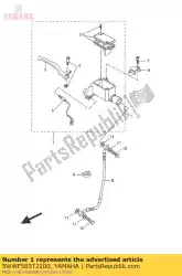 Ici, vous pouvez commander le maître cylindre assy auprès de Yamaha , avec le numéro de pièce 5WWF583T2200: