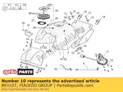 Tutaj możesz zamówić wspornik od Piaggio Group , z numerem części 893107: