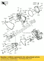 110610236, Kawasaki, joint, carter d'embrayage ksf450b8f kawasaki kfx 450 2008 2009 2010 2011 2012 2013 2014, Nouveau