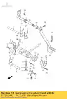 3772024H01, Suzuki, Base assy, ??gear suzuki drz  l dr sm dr125sm 125sm 125 , Nouveau