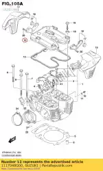 Here you can order the cover comp,cyli from Suzuki, with part number 1117048G00: