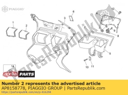 Aprilia AP8158778, Clignotant gauche, OEM: Aprilia AP8158778