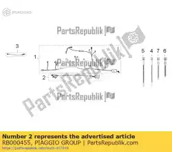 Here you can order the cable boom from Piaggio Group, with part number RB000455: