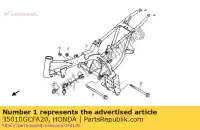 35010GCFA20, Honda, jeu de clés honda crf xr 50 70 2000 2003 2005 2006 2007 2008 2009, Nouveau