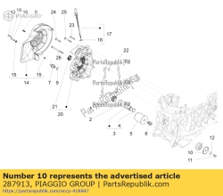 Aprilia 287913, Ko?o z?bate pompy oleju, OEM: Aprilia 287913