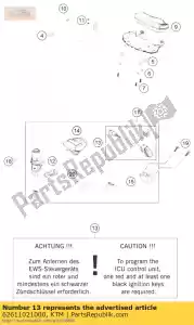 ktm 62611021000 antidémarrage 990sm w. passe-partout - La partie au fond