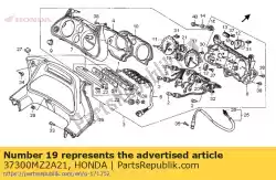 brandstofmeter assy van Honda, met onderdeel nummer 37300MZ2A21, bestel je hier online:
