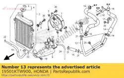 Aqui você pode pedir o mangueira a, água em Honda , com o número da peça 19501KTW900: