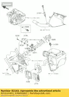 921610462, Kawasaki, amortisseur, écu kawasaki klx  s t sf w klx250 250 , Nouveau