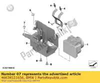 46638521656, BMW, vis de corps à épaulement - m6x14,5-a2-70 bmw   400 750 850 900 1000 1200 1250 1600 1800 2012 2013 2014 2015 2016 2017 2018 2019 2020 2021, Nouveau