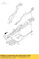 4813803H00291, Suzuki, bouclier, jambe basse suzuki uh 125 200 2007 2008 2009 2010 2011, Nouveau