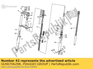 Piaggio Group GU90706298 o-ring - Bottom side