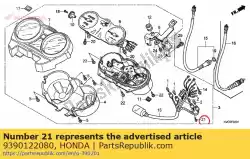 Here you can order the screw, tapping, 3x6 from Honda, with part number 9390122080: