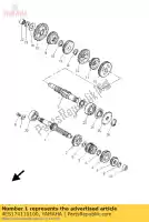 4ES174110100, Yamaha, Hoofdas yamaha yz yzlc lw yzlw sw 80, Nieuw