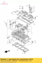 Ici, vous pouvez commander le culasse auprès de Yamaha , avec le numéro de pièce 2C0111010100: