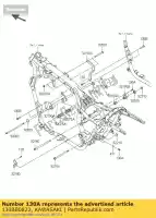 130BB0822, Kawasaki, wspólne z ko?nierzem ?rubowym kawasaki kfx kvf vn vulcan 360 650 700 1700 2002 2003 2004 2005 2006 2007 2008 2009 2010 2011 2012 2013 2014 2015 2016, Nowy