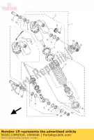 9020110M0500, Yamaha, arandela, placa (6tc) yamaha  dt it tdr tt tw tzr xt xtz yfm yfz yz 80 125 200 230 250 350 490 600 660 750 1986 1987 1988 1989 1990 1991 1992 1993 1994 1995 1996 1997 1998 1999 2000 2001 2002 2003 2004 2005 2006 2007 2008 2009 2011 2017 2018 2019 2020, Nuevo