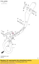 Aqui você pode pedir o braçadeira, muf conne em Suzuki , com o número da peça 1445929F10: