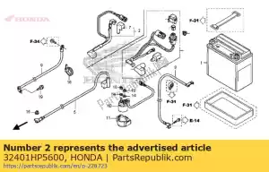 Honda 32401HP5600 cable relay batt - Bottom side