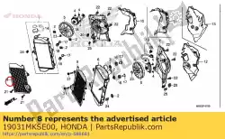 Here you can order the grill r rad from Honda, with part number 19031MKSE00: