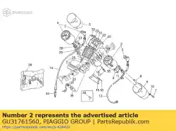 Aqui você pode pedir o velocímetro em Piaggio Group , com o número da peça GU31761560: