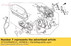 Aqui você pode pedir o case assy., superior em Honda , com o número da peça 37102MAKE21: