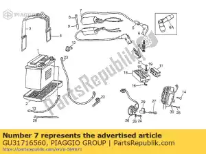 Piaggio Group GU31716560 bobina ht - Lado inferior