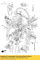 Here you can order the bolt(4x14) from Suzuki, with part number 1361229F20: