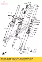 55V231700000, Yamaha, cylinder comp., front fork yamaha xt 350, New