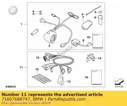 Qui puoi ordinare antifurto, parti di montaggio - dwa 5. 1 (dal 10/2002) da BMW , con numero parte 71607688747: