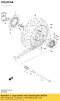 6473148G00, Suzuki, entretoise, roue arrière suzuki  vzr 1800 2006 2007 2008 2009 2010 2011 2012 2014 2015 2016 2017 2018 2019, Nouveau