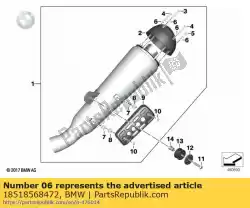 Aquí puede pedir arandela - m5x8,9x0,7 de BMW , con el número de pieza 18518568472: