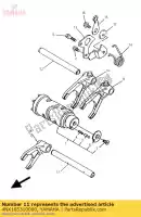 4NX185310000, Yamaha, bar, shift fork guide 1 yamaha tdm trx 850, New