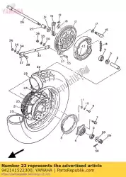 Ici, vous pouvez commander le tube (42x) auprès de Yamaha , avec le numéro de pièce 942141522300: