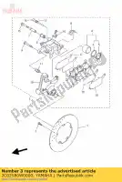 2C02580W0000, Yamaha, compasso de calibre, traseiro 2 yamaha yzf r 600 2006 2007 2008 2009 2010 2011 2012 2013 2014 2015 2016, Novo