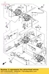 Aquí puede pedir conjunto de carburador 2 de Yamaha , con el número de pieza 4VF149020000: