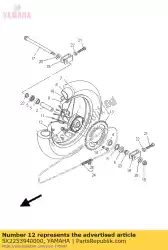 Aqui você pode pedir o espaçador, conta em Yamaha , com o número da peça 5X2253940000: