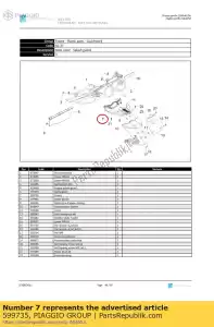 Piaggio Group 599735 capas - Lado inferior