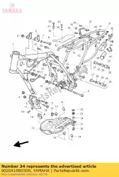 Here you can order the washer, spring from Yamaha, with part number 902041080300: