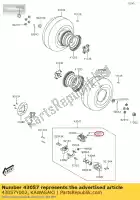 43057Y002, Kawasaki, reniflard kawasaki kvf300 brute force 300 kaf700 mule promx 700 , Nouveau